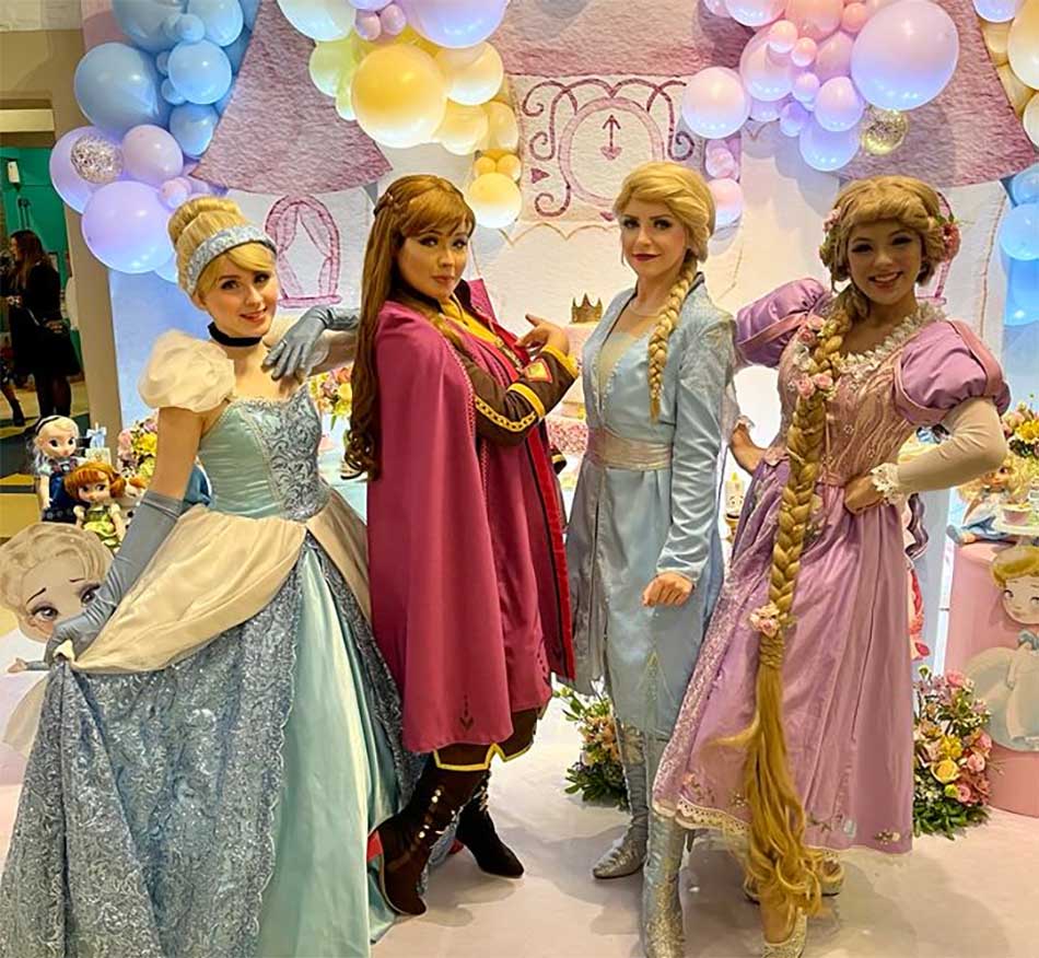 Personagem Vivo Frozen para Festas Infantis